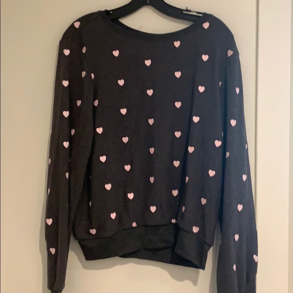 Wildfox heart sweatshirt